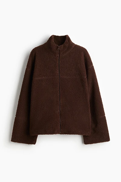 Half-Zip Teddy Fleece Jacket
