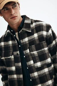 Regular-Fit Flannel Overshirt