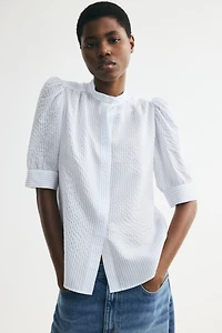 Puff-Sleeved Blouse