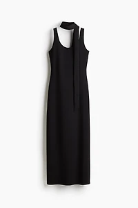 Bodycon Dress with Scarf