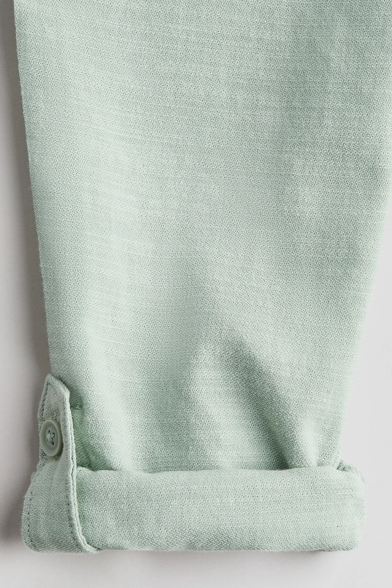 Cotton Roll-Up Chinos