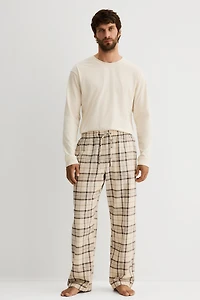 Cotton Pajama Shirt and Pants