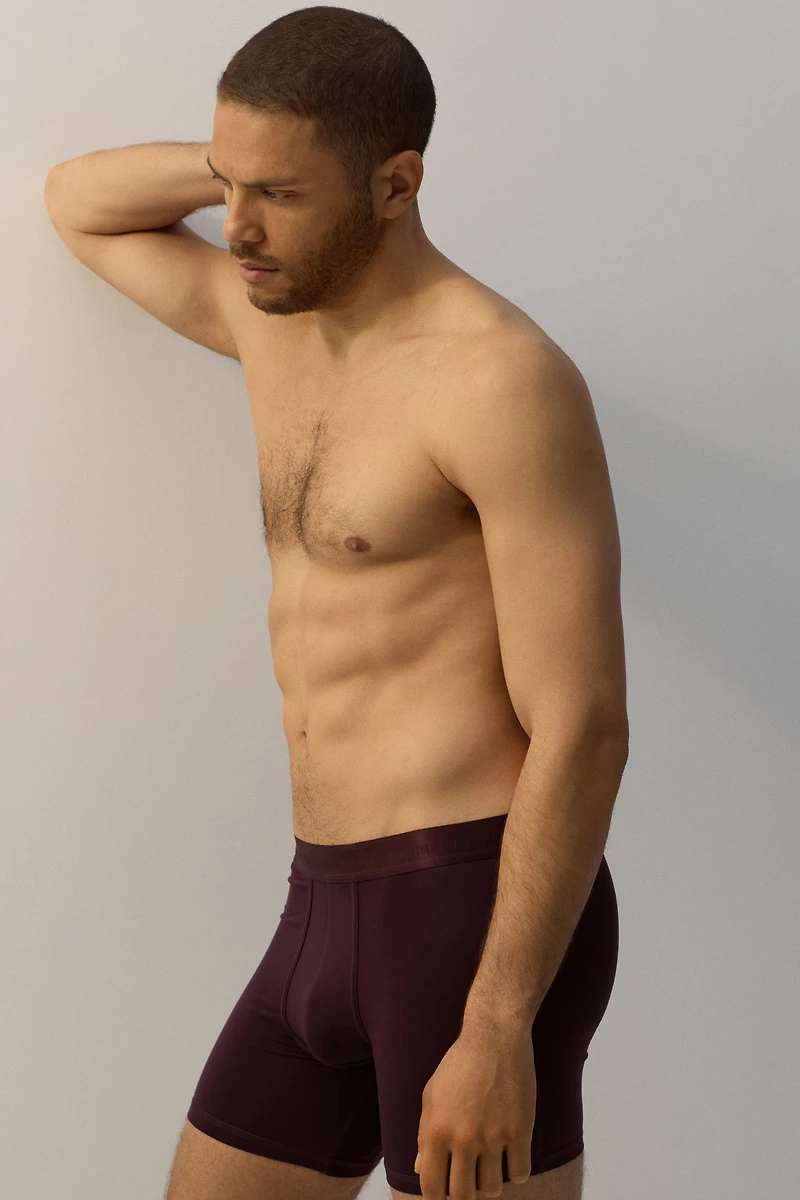 2-Pack Mid-Length Boxer Briefs with Lycra®