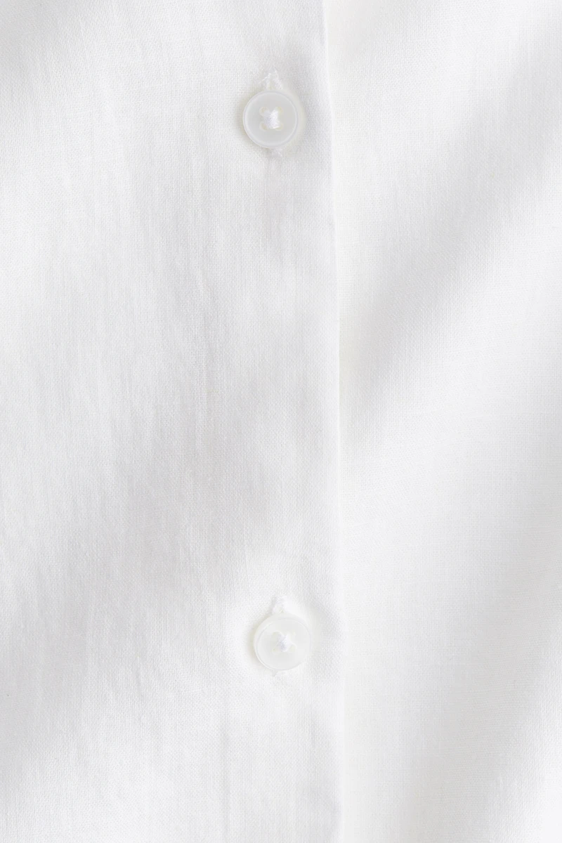 Linen-Blend Shirt