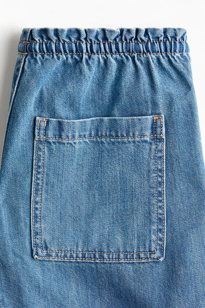 Denim Pull-On Pants