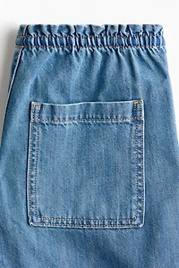 Denim Pull-On Pants