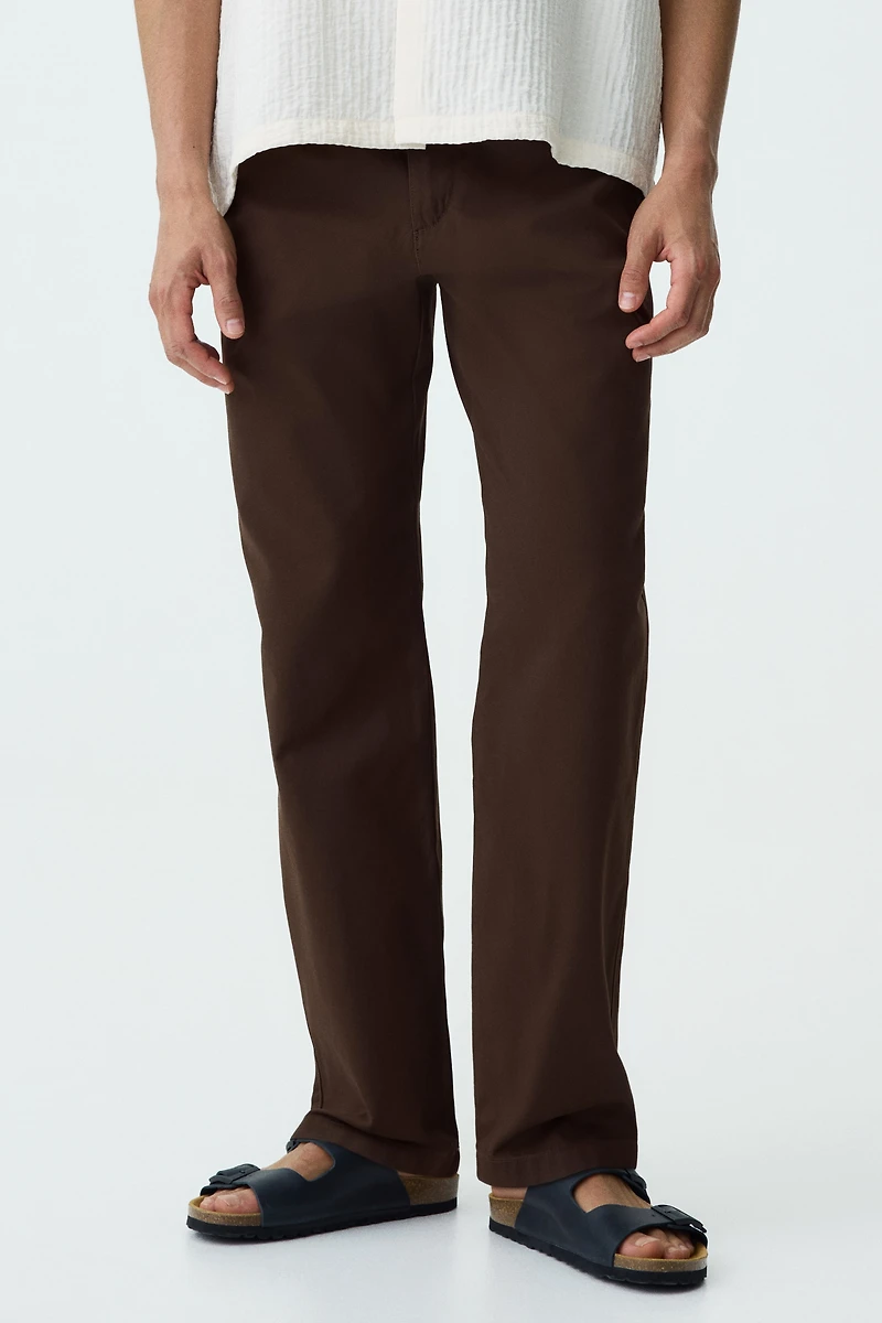 Relaxed-Fit Cotton Twill Chinos