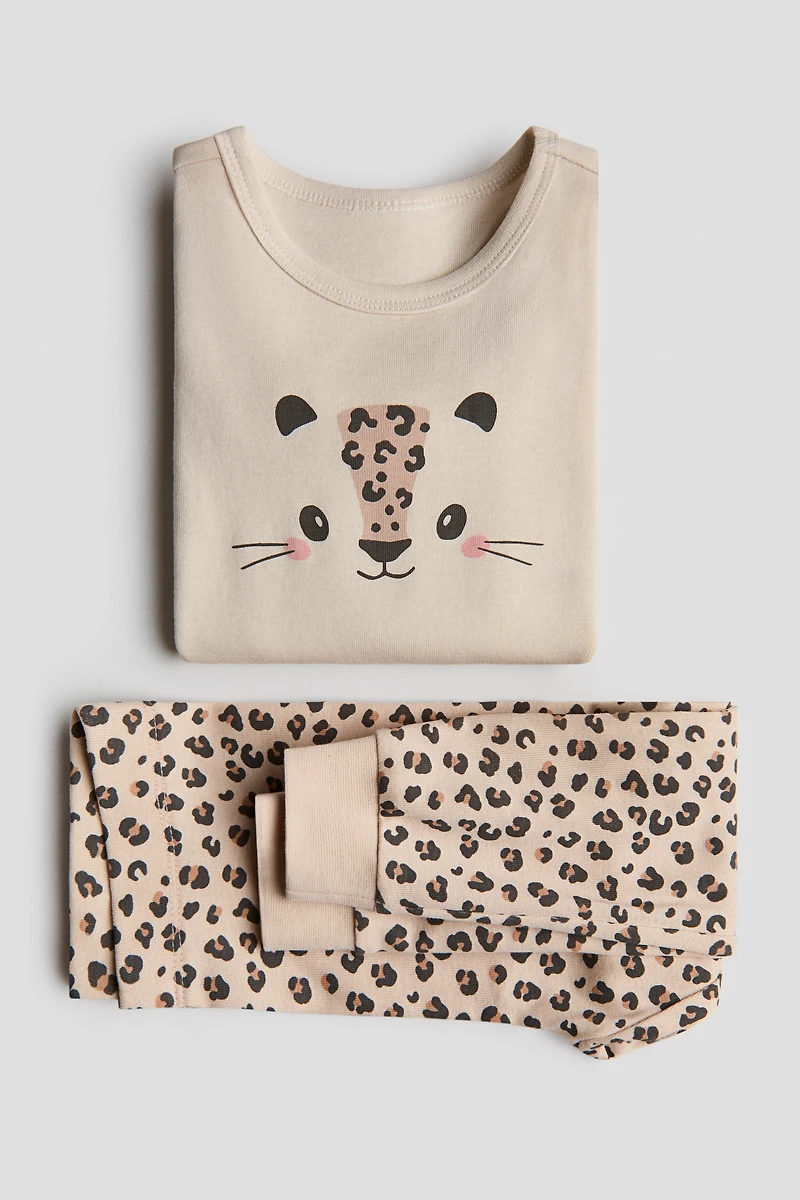 Pyjama confortable en coton imprimé