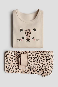 Pyjama confortable en coton imprimé