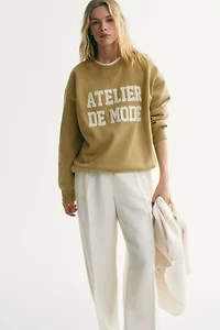 Sweatshirt with Motif