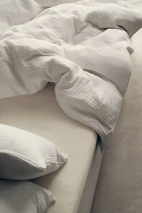 Muslin Twin Duvet Cover Set