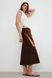 Satin Slip Skirt
