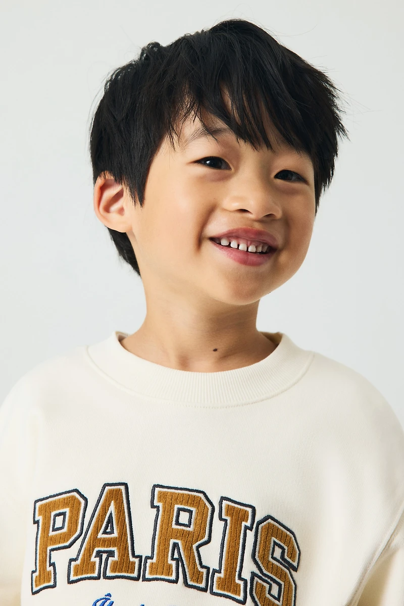 Chandail ras-du-cou imprimé