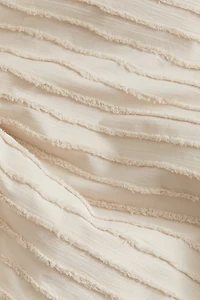 Tufted King/Queen Duvet Cover Set