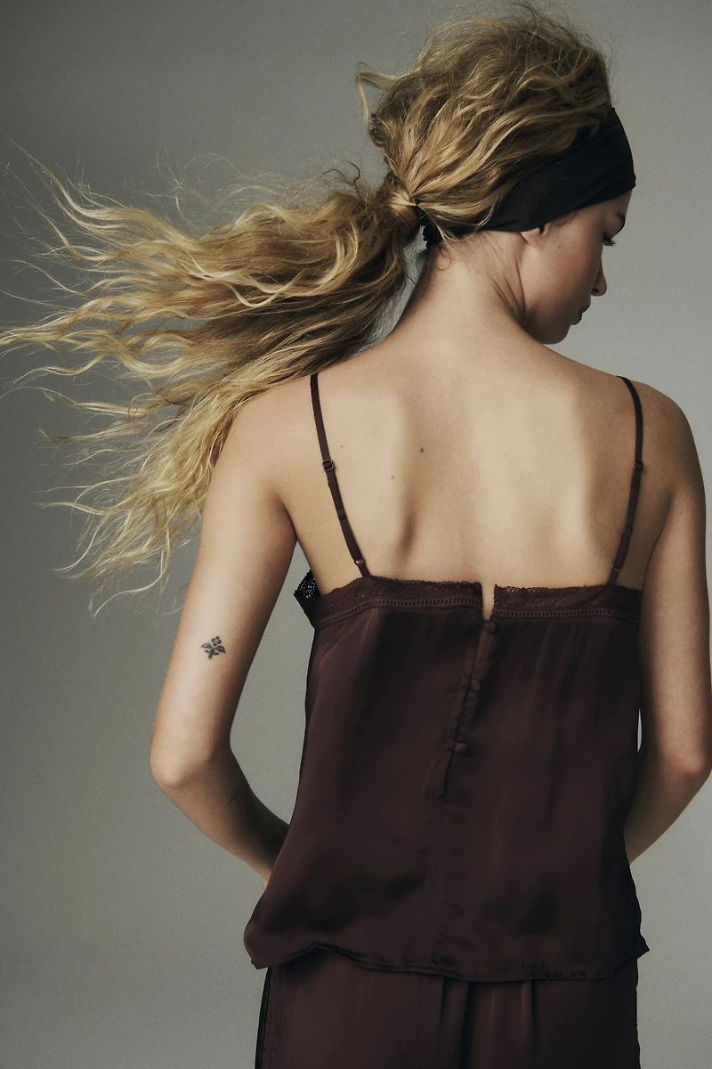 Viscose Satin Camisole Top