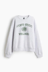 Sweatshirt with Motif