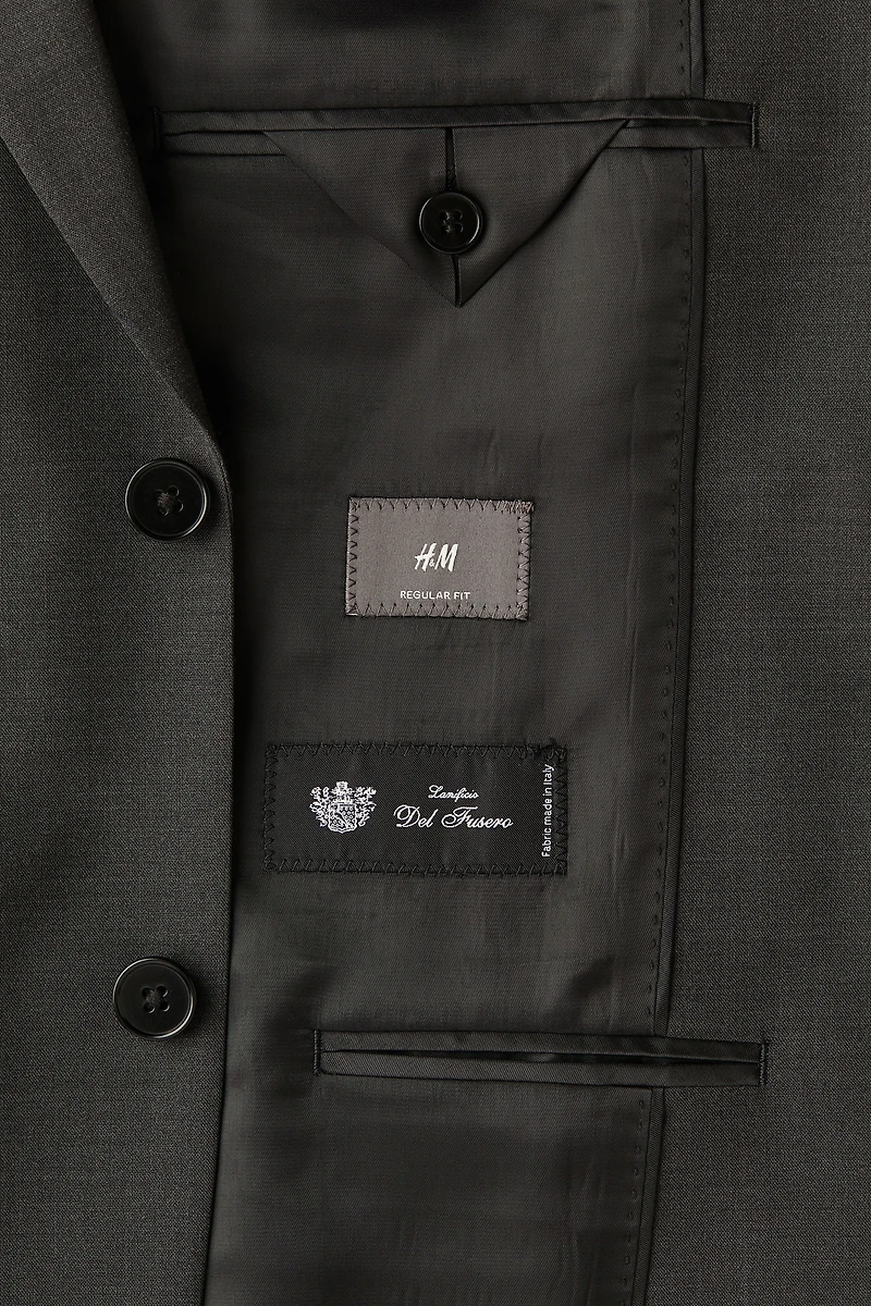 Slim Fit Wool-Blend Jacket