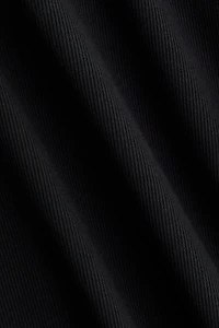 Haut côtelé avec dentelle