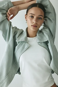 Bomber Jacket with Collar