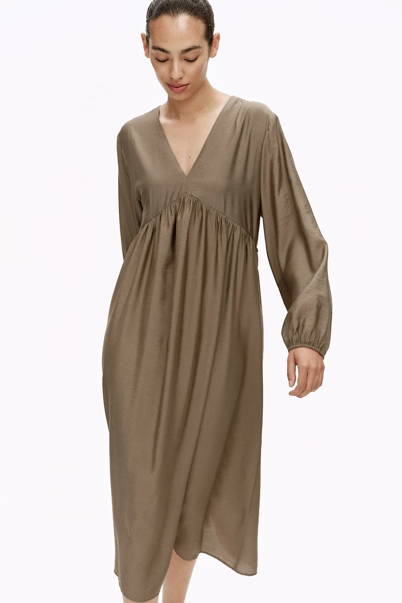 MAMA Viscose-Blend Nursing Dress