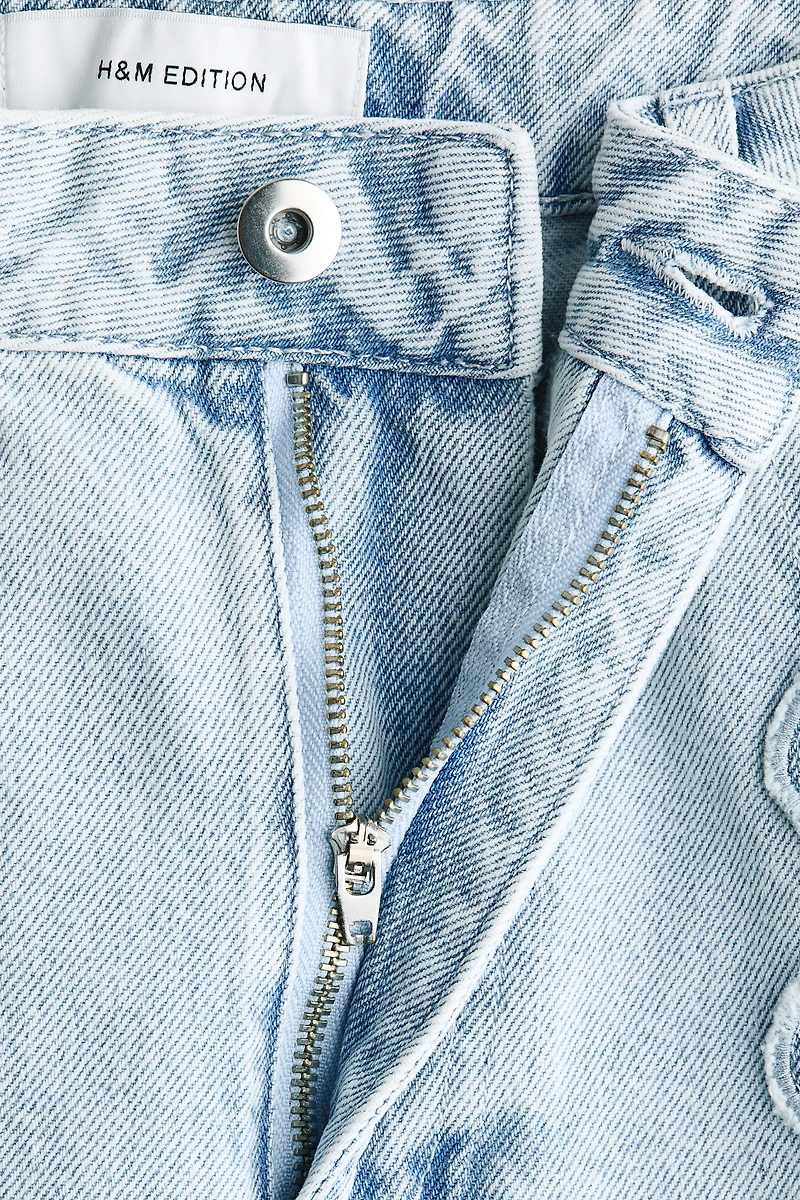 Flared Regular Waist Jeans