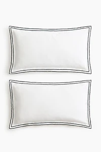 2-Pack Cotton Pillowcases
