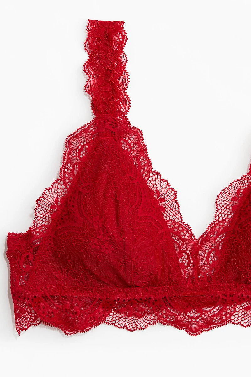 Padded Soft-Cup Lace Bra