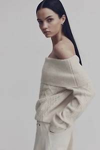 Chandail à épaules dénudées