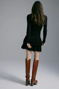 Dress with Tiered Skirt