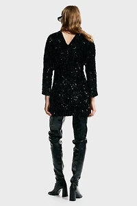 Sequined Mini Dress