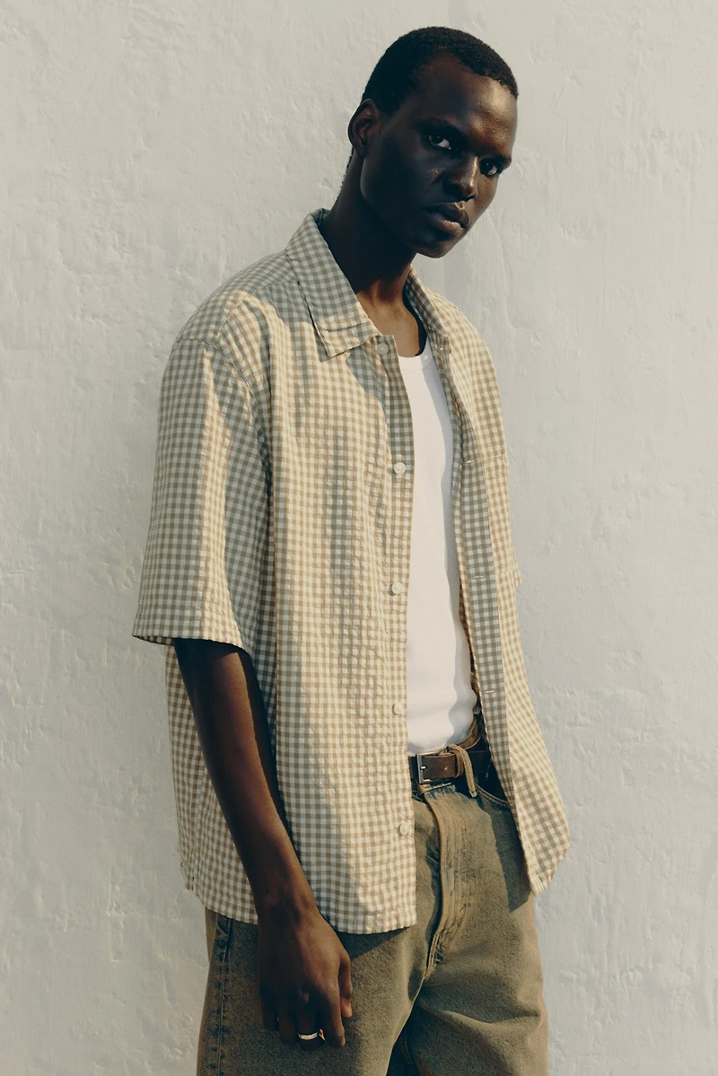 Regular-Fit Short-Sleeved Shirt