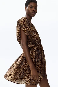 Viscose-Blend Tunic Dress