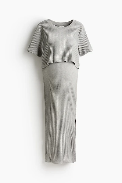 MAMA Crop T-shirt and Pencil Skirt