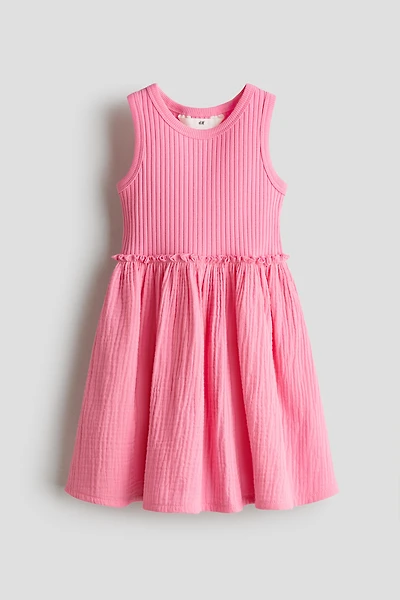 Dress with Muslin Skirt