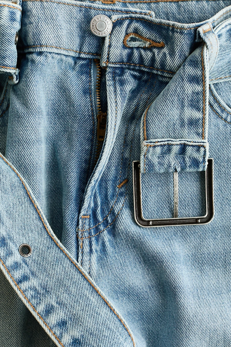 Barrel-Leg High-Waist Jeans