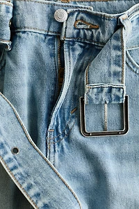 Barrel-Leg High-Waist Jeans