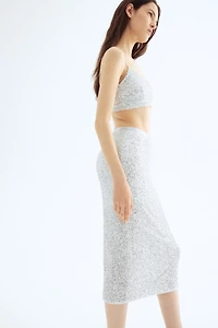 Sequined Pencil Skirt