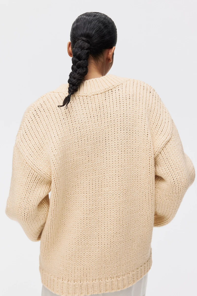 Knit V-Neck Sweater