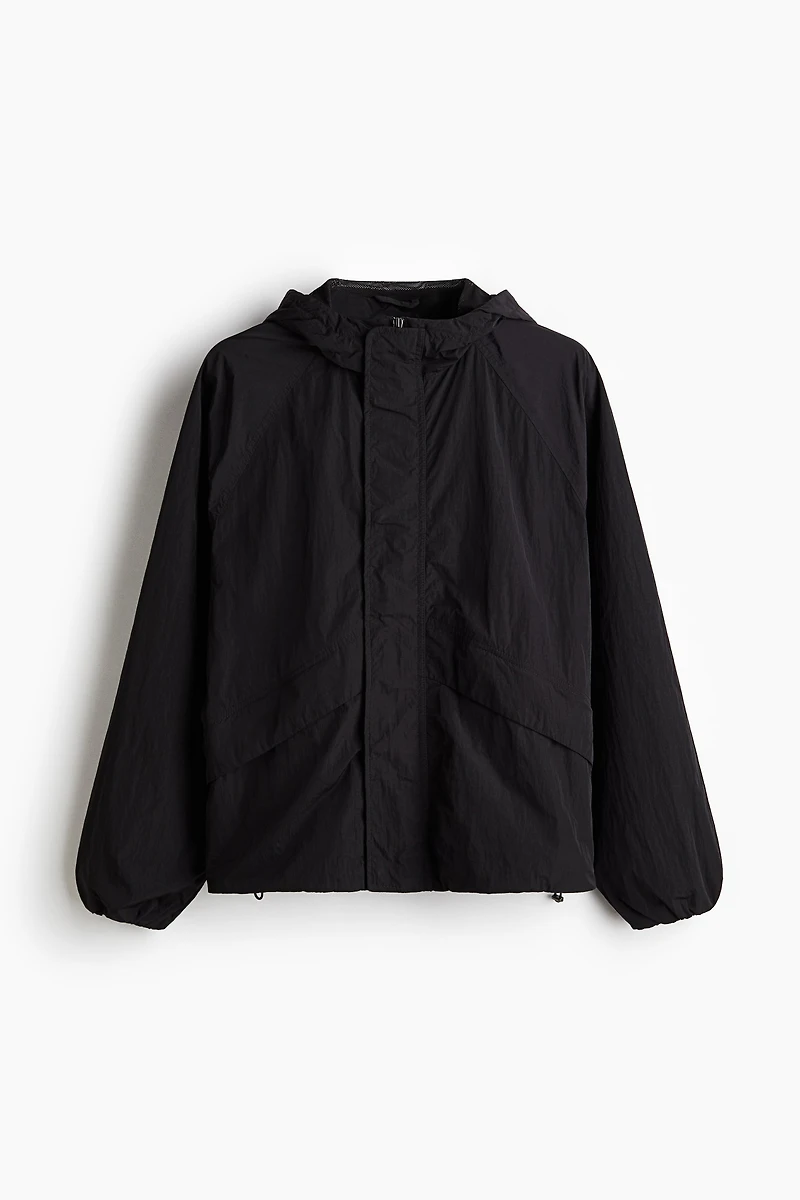 Loose-Fit Nylon Windbreaker