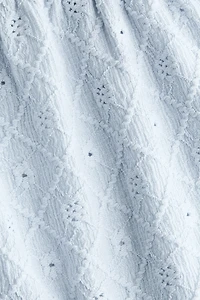 Blouse en jersey pointelle