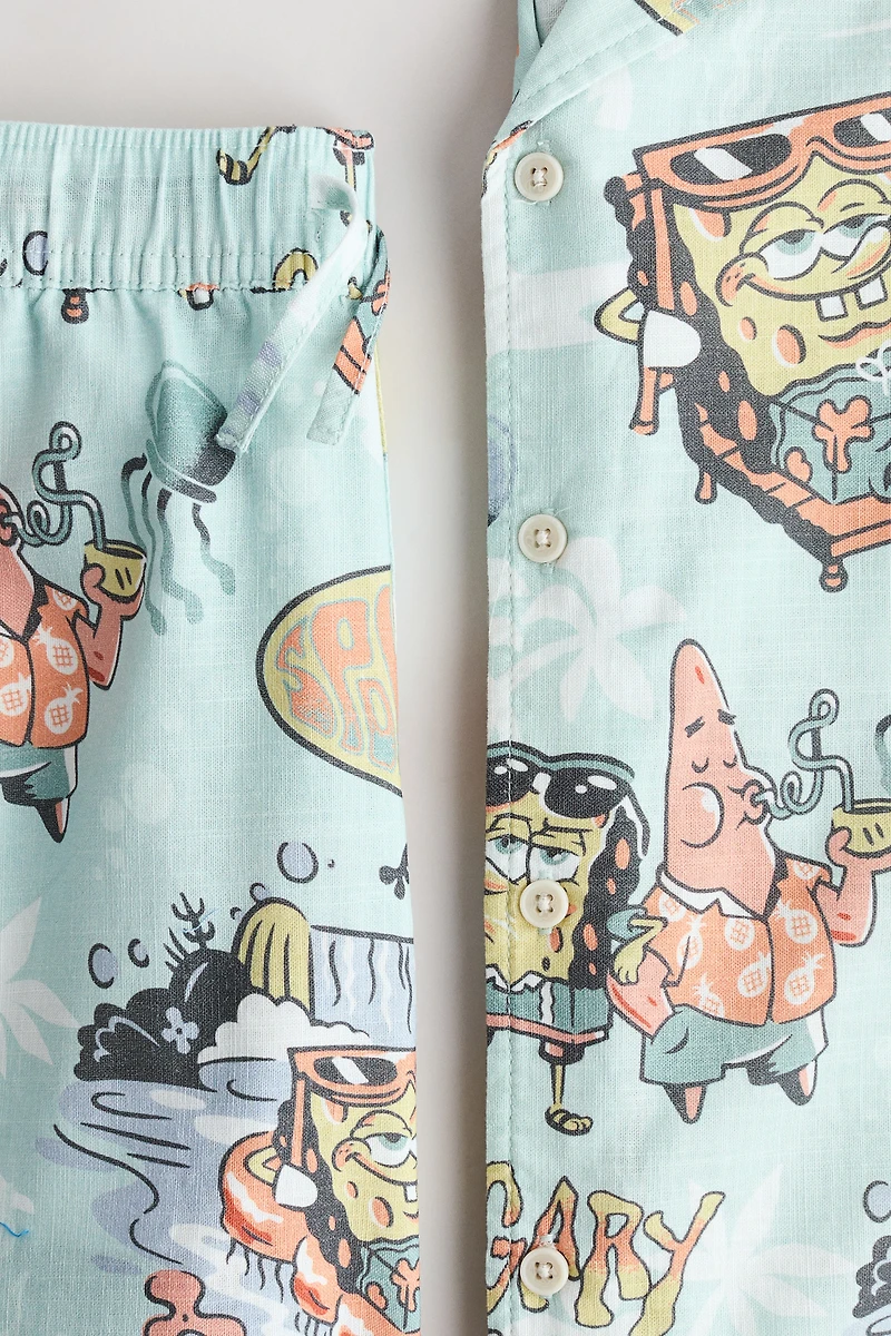 2-Piece Printed Cotton Set