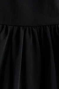 Bubble-Hem Strappy Top