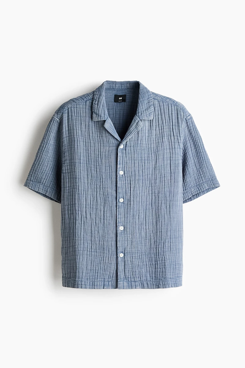 Chemise décontractée en mousseline
