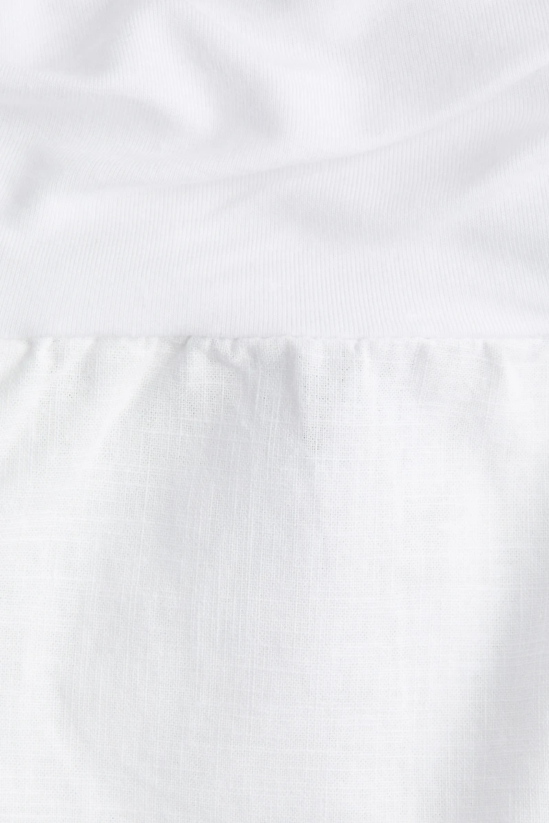 Linen-Blend Shorts