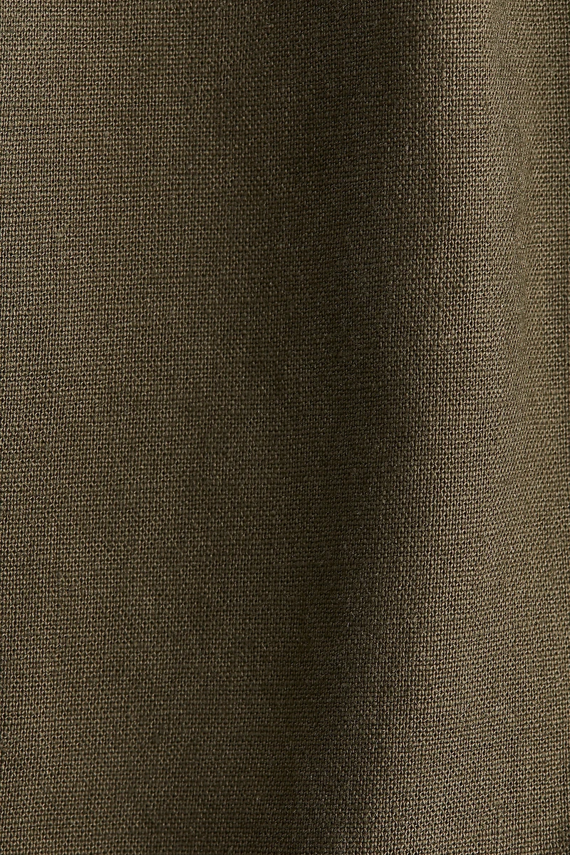 Linen-Blend Shorts