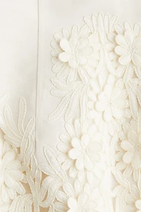 Appliquéd Bandeau Dress