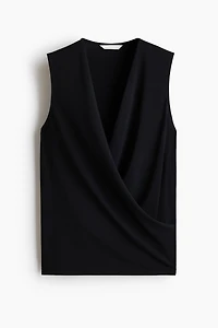 Sleeveless Wrap Top
