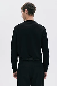 Regular-Fit Fine-Knit Sweater