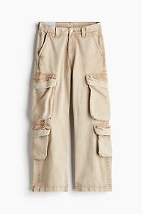 Bootcut Loose Cargo Jeans