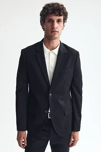Skinny-Fit Single-Breasted Jacket